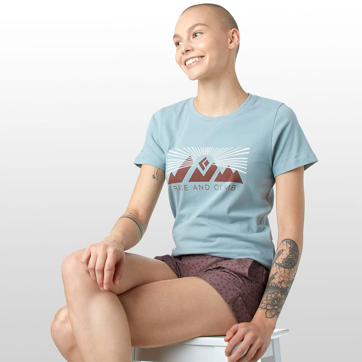 SS RISE AND CLIMB T-SHIRT - WOMEN'S