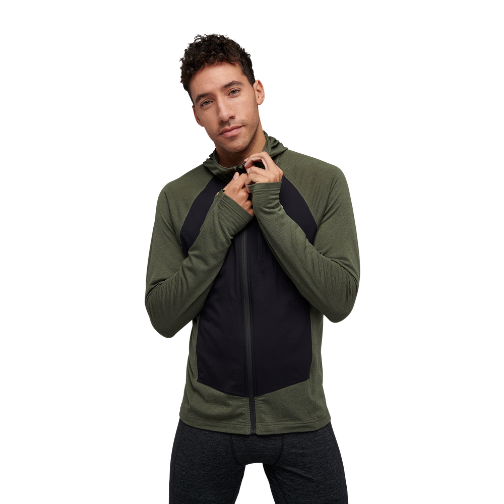 M COEFFICIENT LT HYBRID HOODY