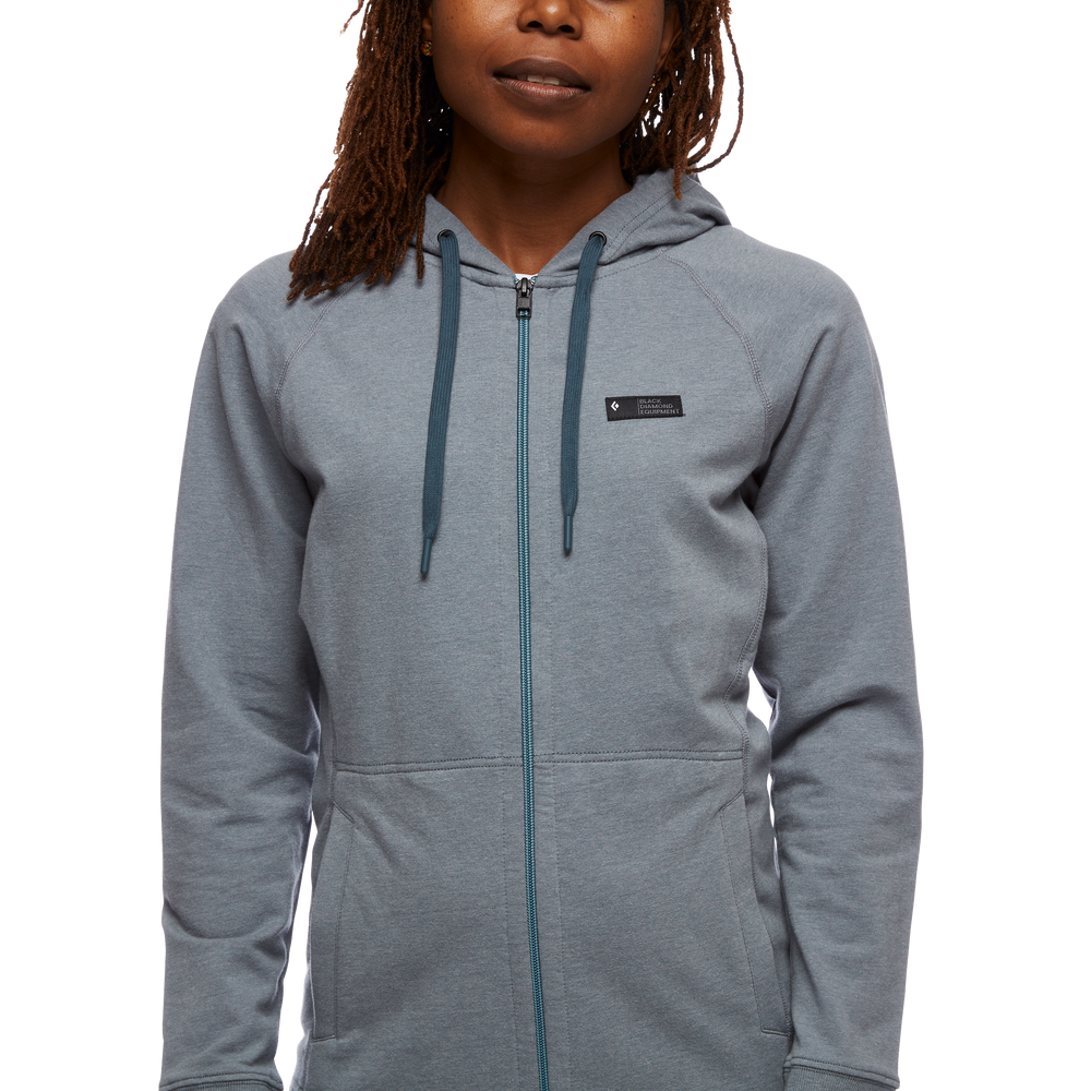 MOUNTAIN TRANSPARENCY FULL ZIP HOODY - WOMEN'S